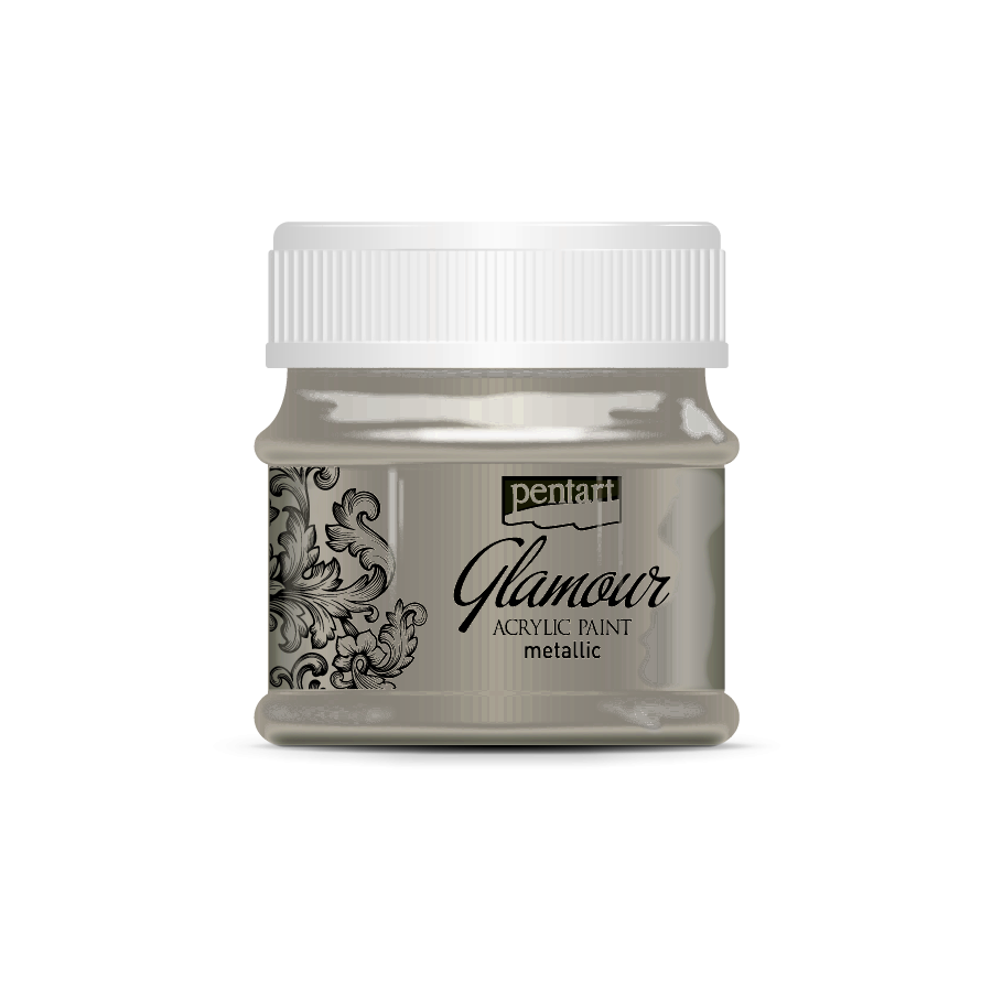 Glamour farba, strieborno čierna