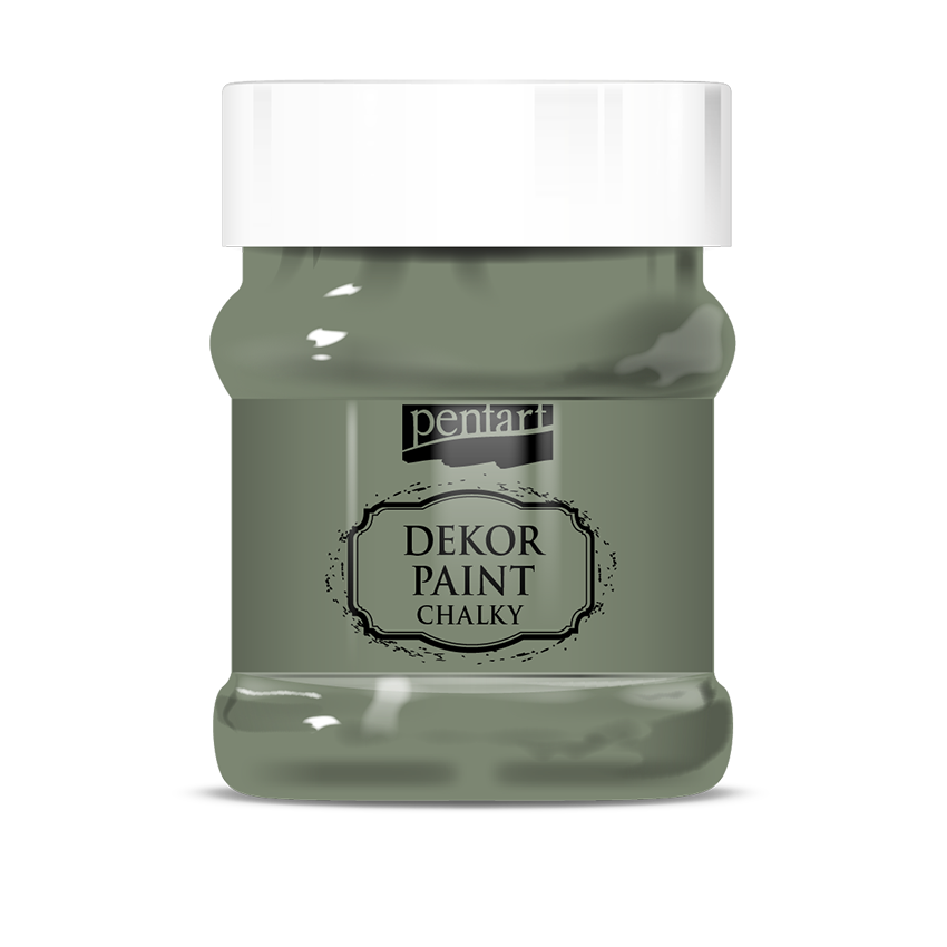 Dekor Paint Soft kriedová vintage farba khaki, 230 ml