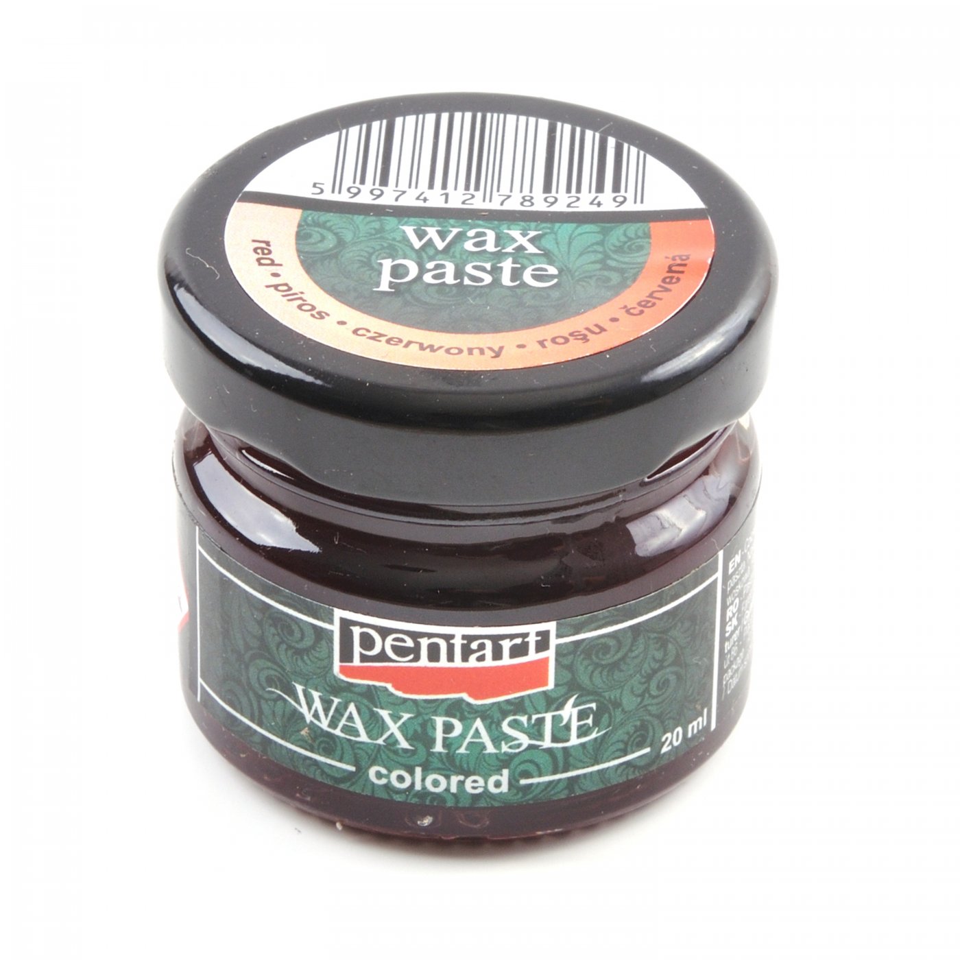 Vosková pasta, 20 ml, červená