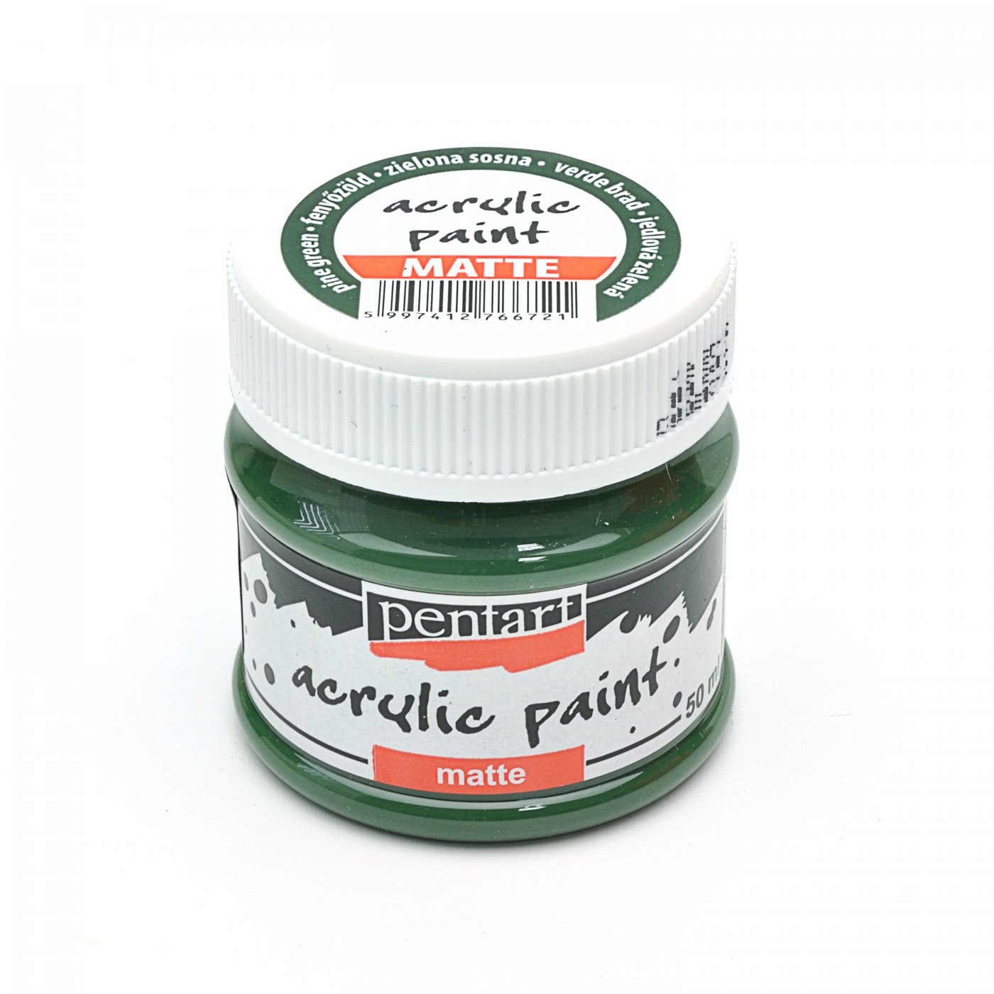 Matná akrylová farba PENTART 50 ml jedlová zelená