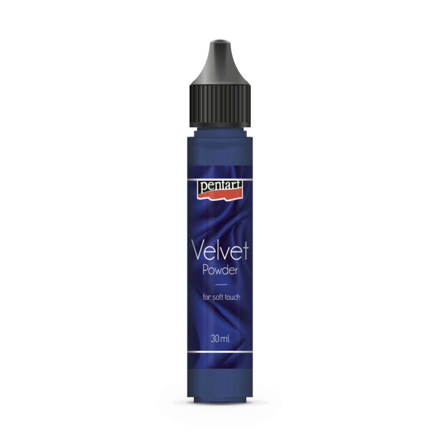 Velúrový / Zamatový prášok, kráľovská modrá 30 ml