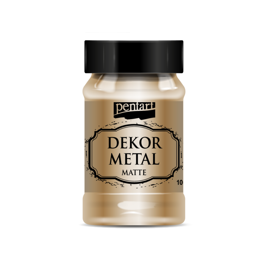 Dekoračná metalická farba matná, bronzová 100 ml