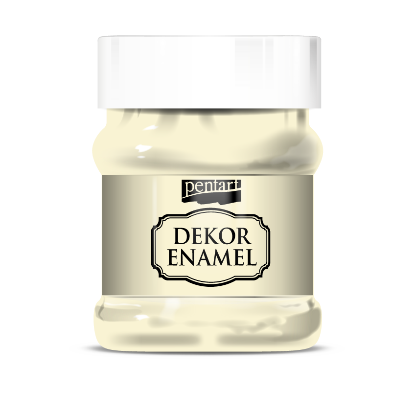 Dekoračný smalt, slonová kosť, 230 ml