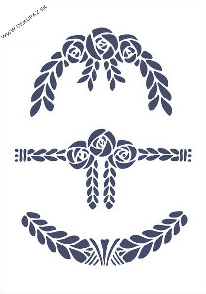 Plastová šablóna SD025