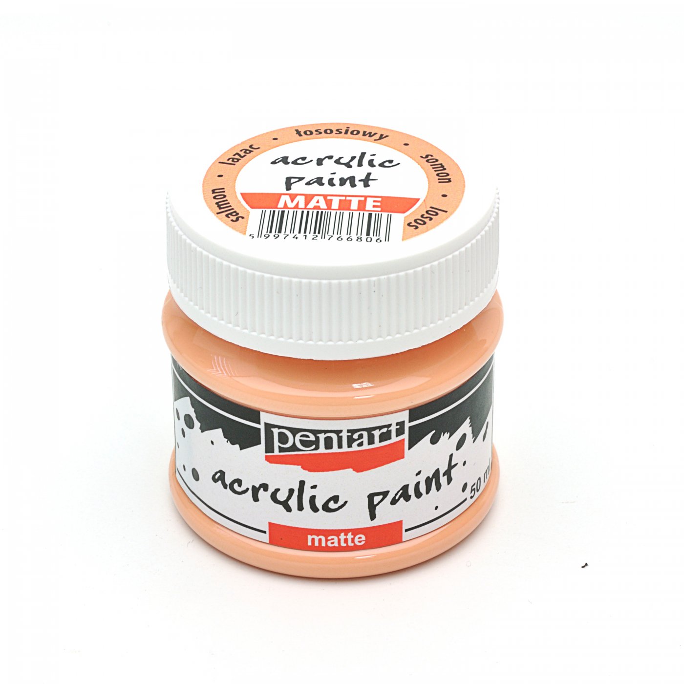 Matná akrylová farba PENTART 50 ml lososová