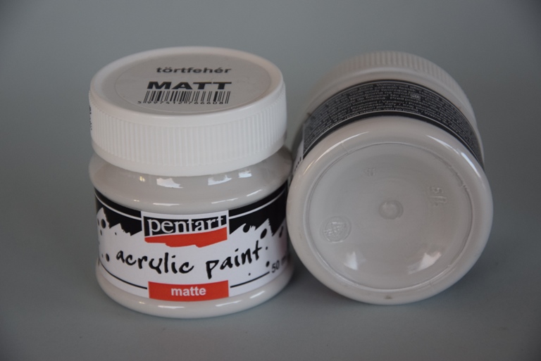 Matná akrylová farba PENTART 50 ml prírodná biela