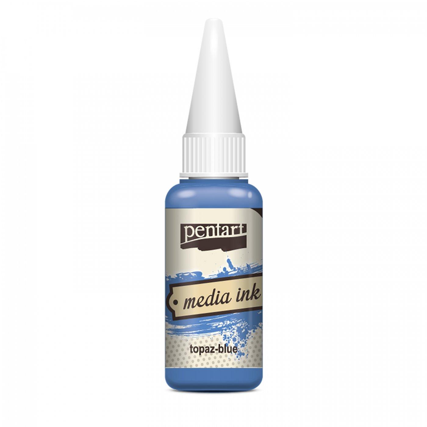 Media ink topaz blue