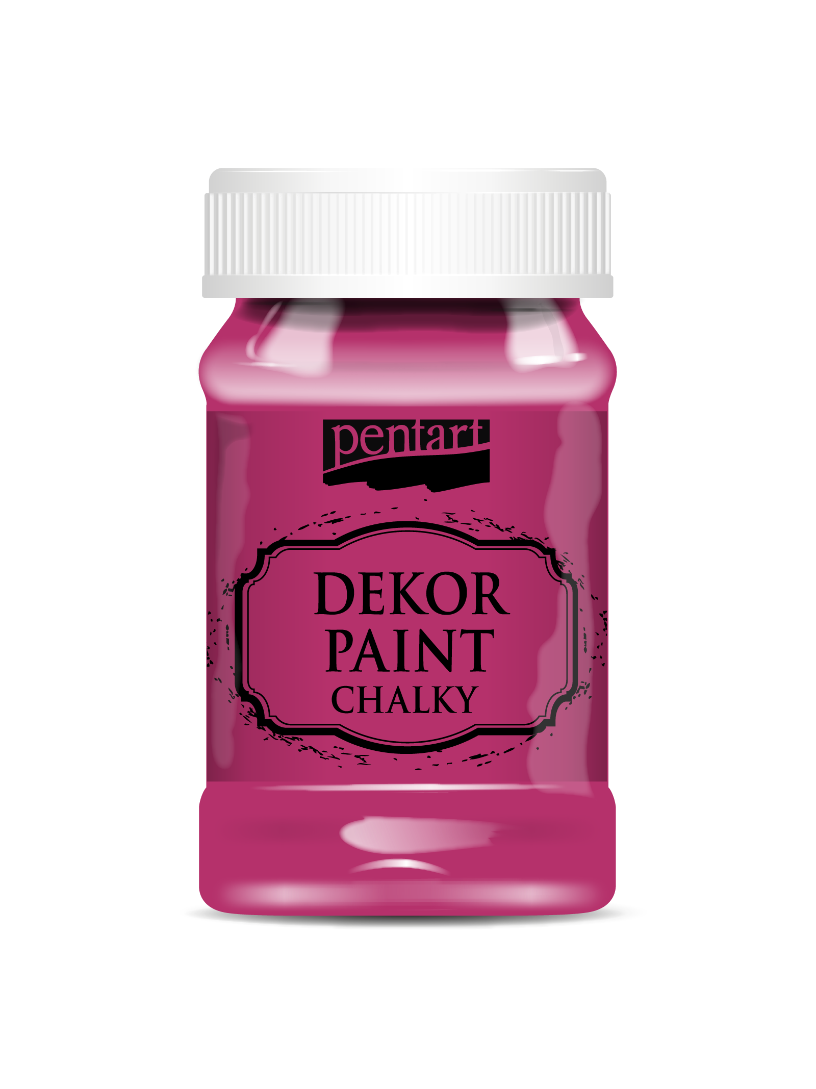 Dekor kriedová vintage farba, pink, 100 ml