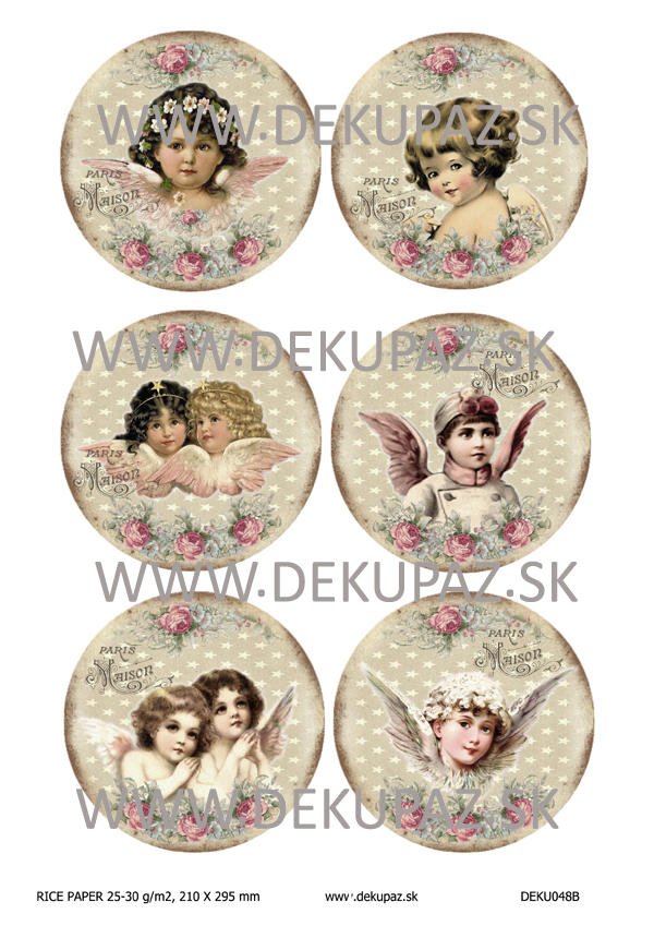 Ryžový papier na decoupage 