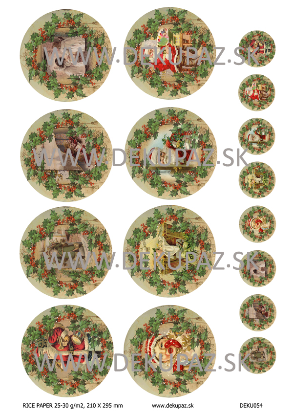  Ryžový papier na decoupage 