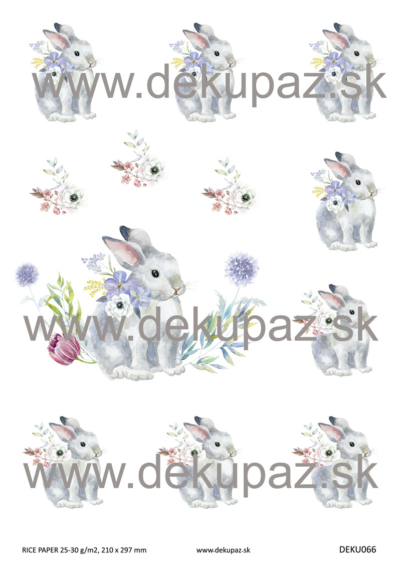  Ryžový papier na decoupage 