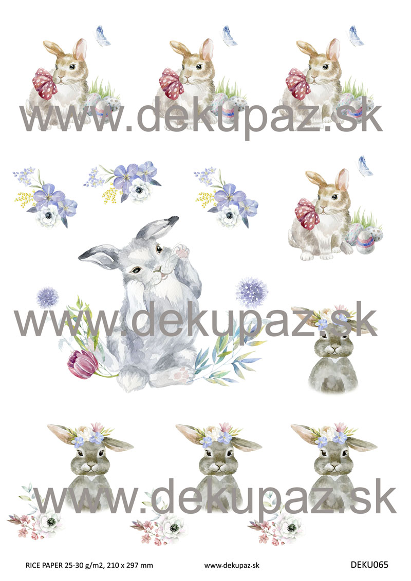  Ryžový papier na decoupage 