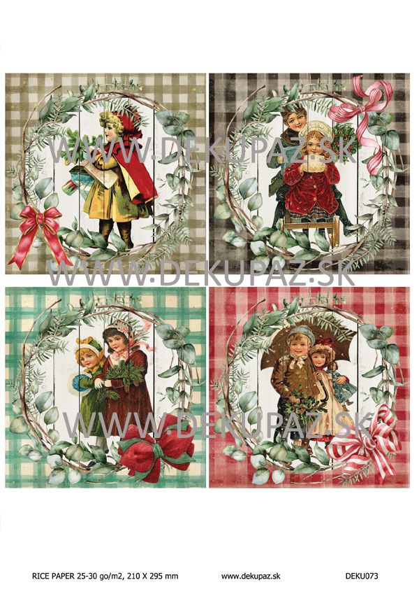  Ryžový papier na decoupage DEK073