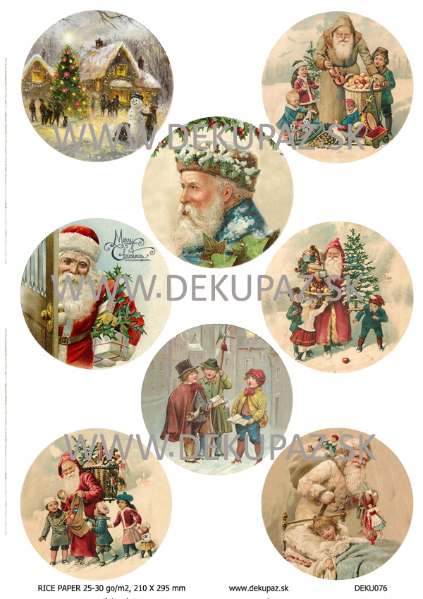  Ryžový papier na decoupage DEK076