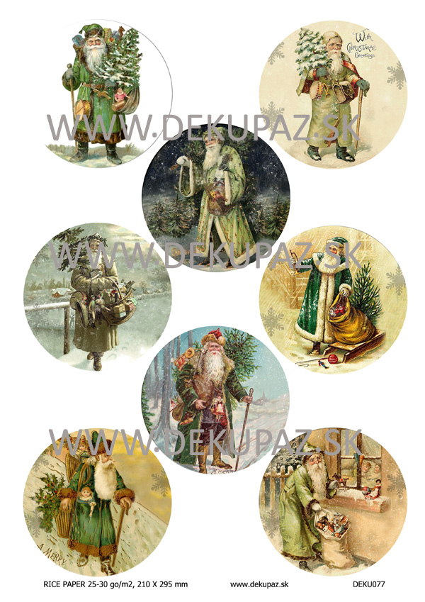  Ryžový papier na decoupage DEK077