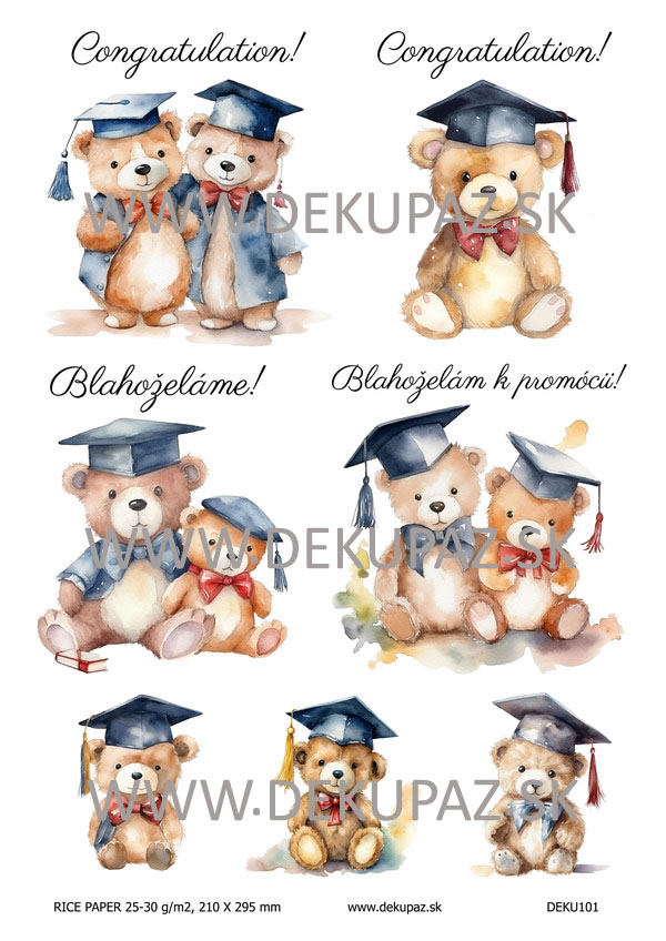  Ryžový papier na decoupage 