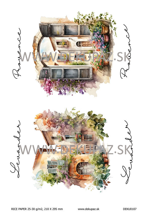 Ryžový papier na decoupage 