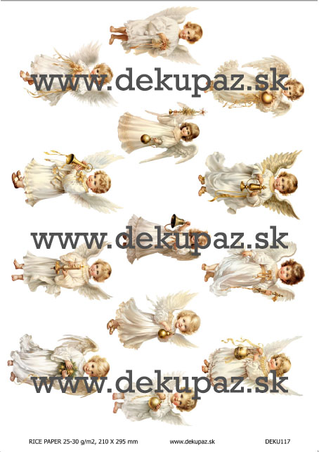  Ryžový papier na decoupage DEK117