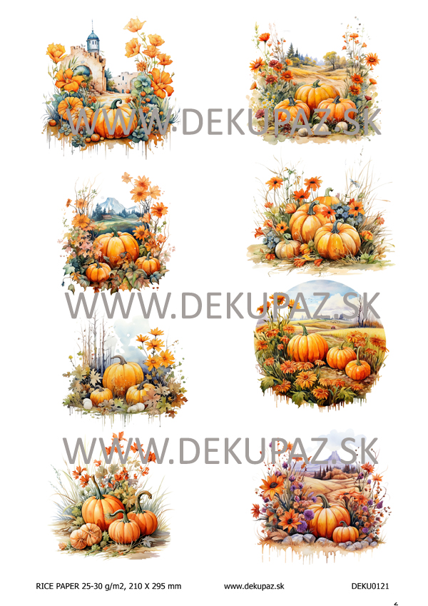  Ryžový papier na decoupage DEK121