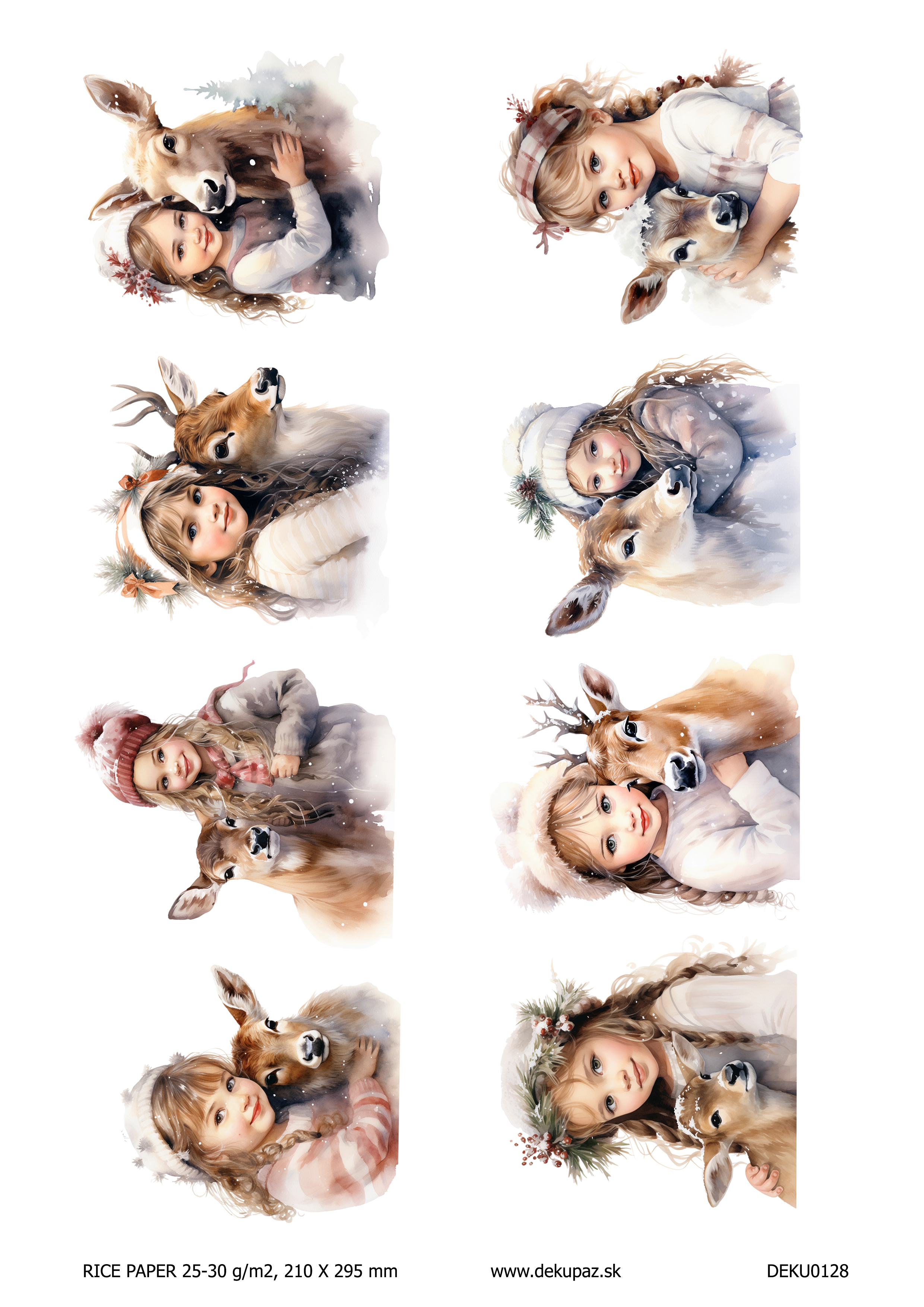  Ryžový papier na decoupage DEK128