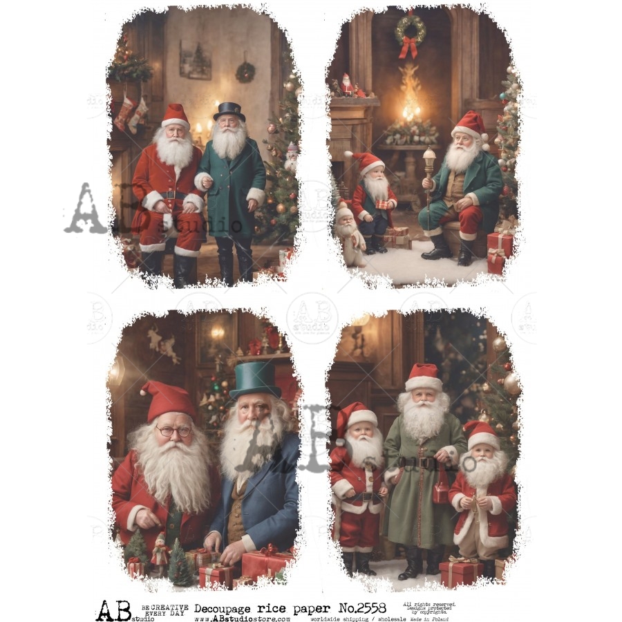 Ryžový papier na decoupage AB2558