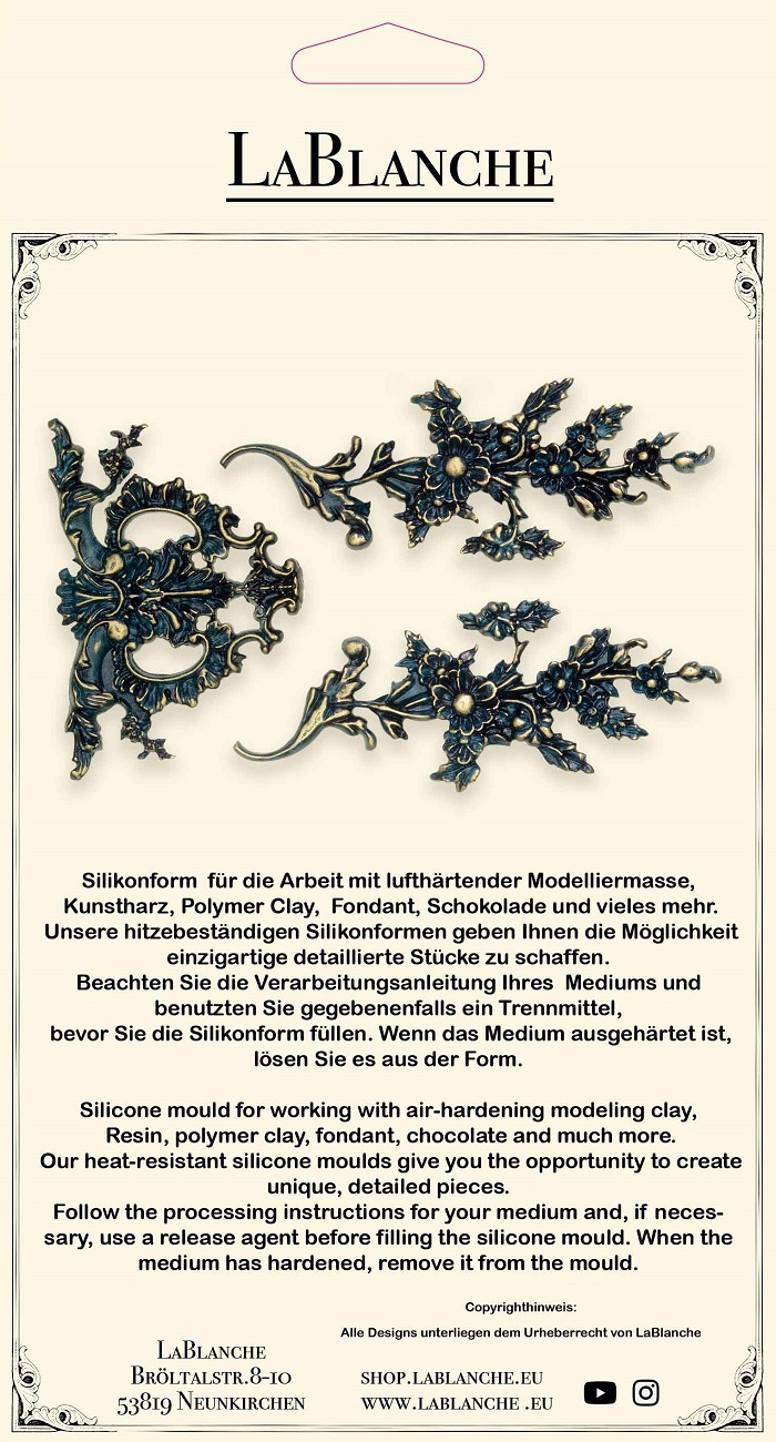 Silikónové formy La Blanche