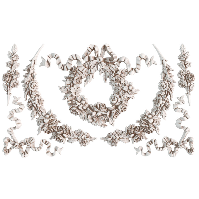 IOD silikónová forma Wreath & Swangs