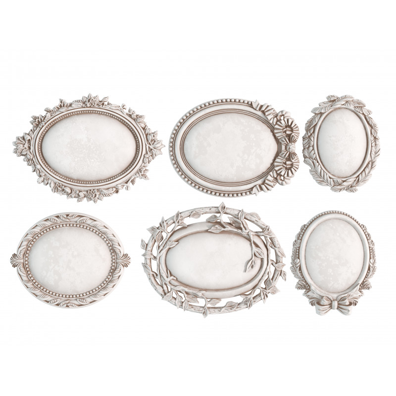 IOD silikónová forma Vintage brooches