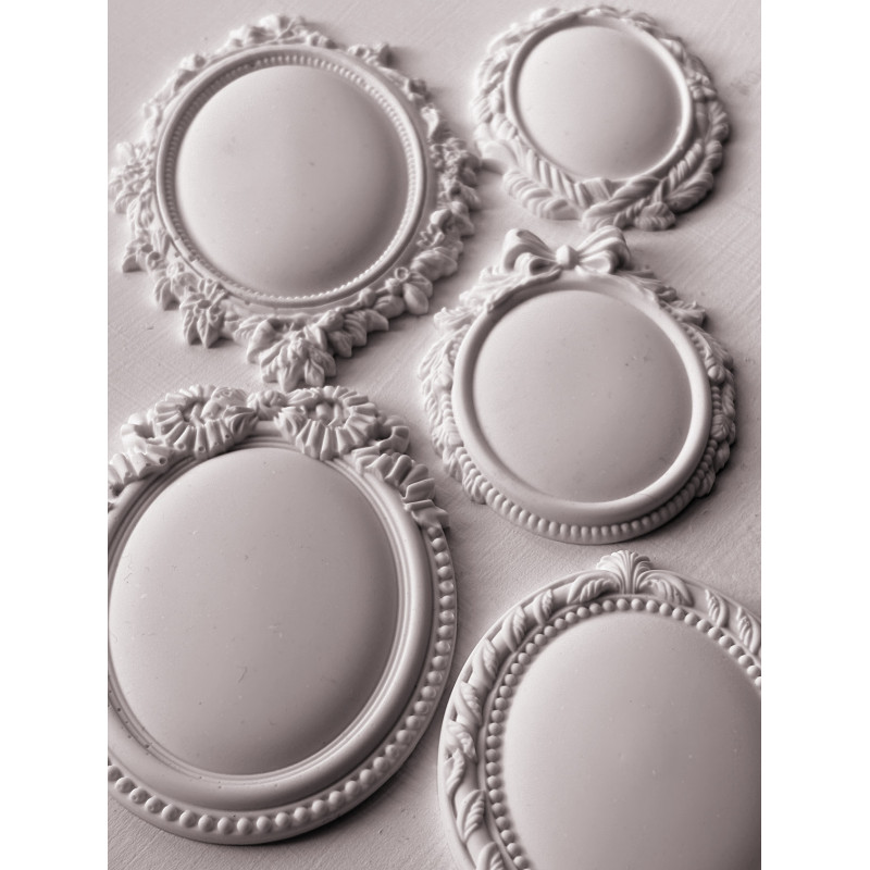 IOD silikónová forma Vintage brooches