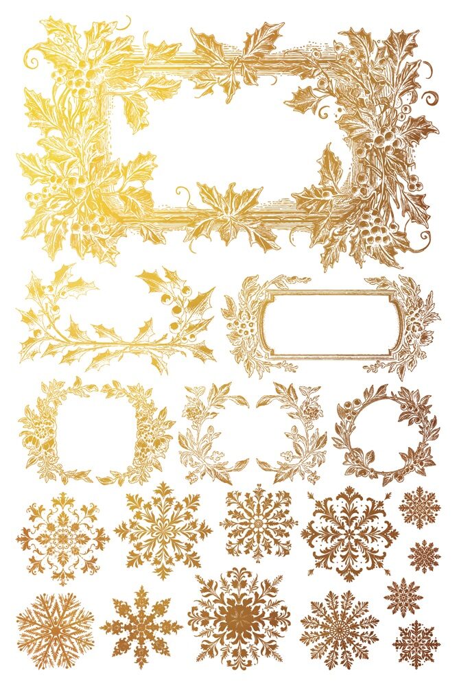 IOD transfer Tinsel GILDED