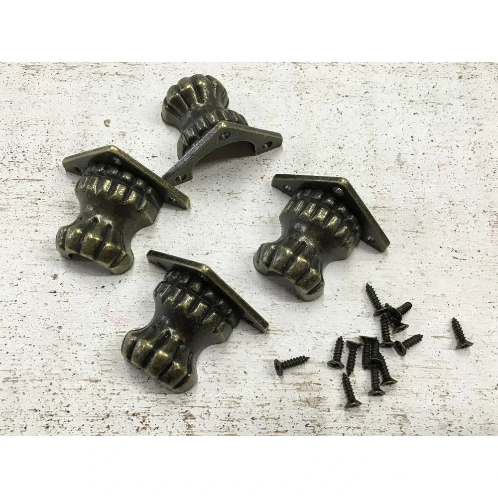 Kovové nohy krabíc, 4ks/bal