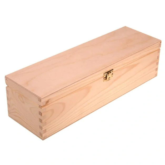 Drevená darčeková krabica na víno
