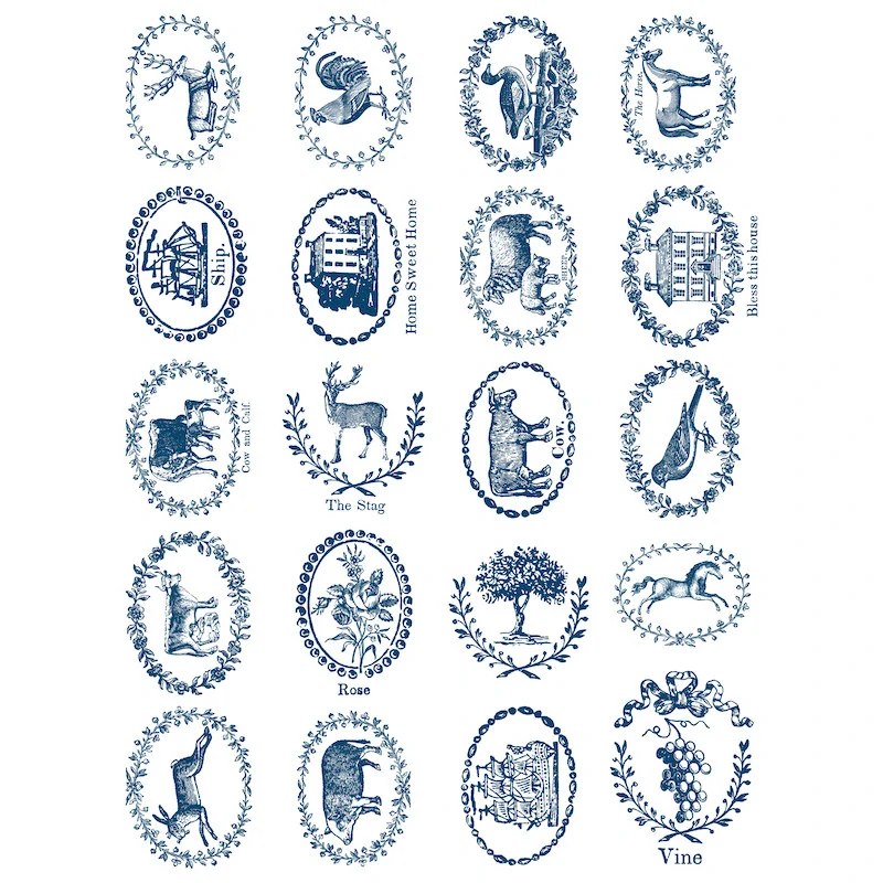 Transfer DELFT TRADITIONS AZURE Paint Inlay